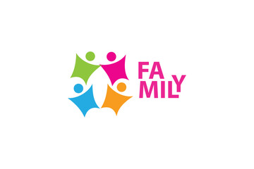 social network concept Family