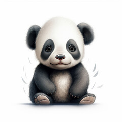 adorable and highly detailed illustrations of cute animals created with Generative Ai