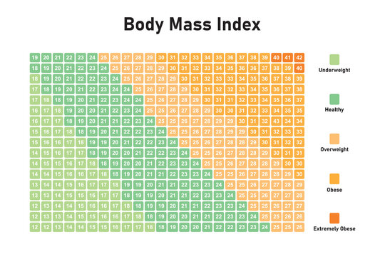 Body Mass Index (BMI) Concept Design. Vector Illustration.