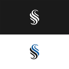 SS logo. S S design. White SS letter. SS S S letter logo design. Initial letter SS linked circle uppercase monogram logo. - obrazy, fototapety, plakaty