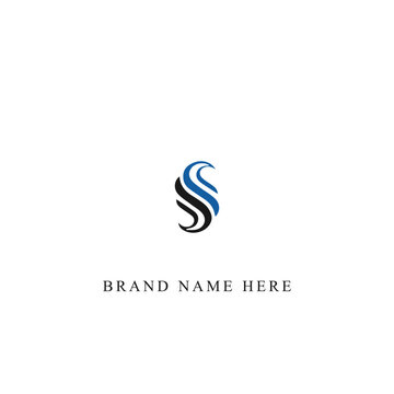 SS logo. S S design. White SS letter. SS S S letter logo design. Initial letter SS linked circle uppercase monogram logo.