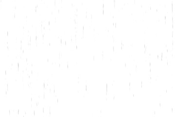 Rain isolated transparency background.