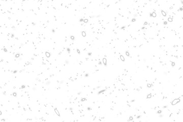 Snow isolated transparency background.