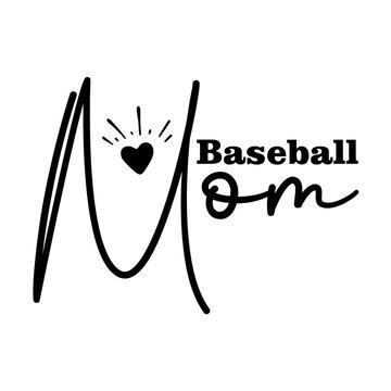 Baseball Mom Svg