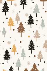 christmas trees background