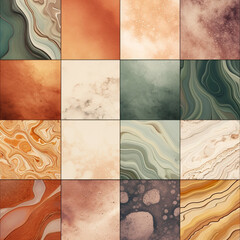 abstract organic textures with intricate patterns and earthy colors created with Generative Ai