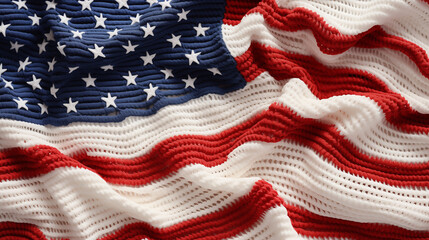 american flag in the wind, crochet pattern, usa flag, america, patriotic, united states, fourth of july