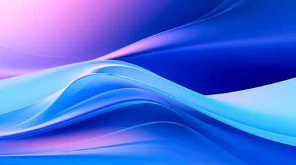 Naklejka premium abstract background with smooth lines in blue, purple and pink colors