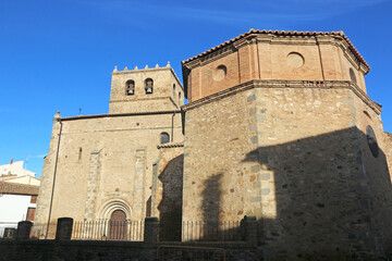 Fototapeta na wymiar Church of San Juan Bautista in Agreda, Spain