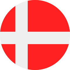 Denmark flag Icon.
