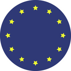 European flag Icon.