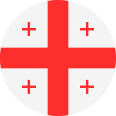 Georgia flag Icon.