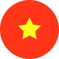 Vietnam flag Icon.