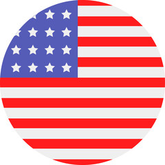 United States of America flag Icon.