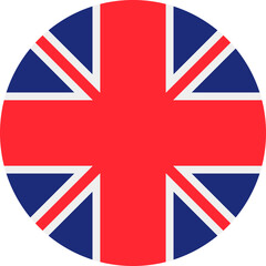 United Kingdom flag Icon. - obrazy, fototapety, plakaty