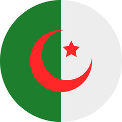 Algeria flag Icon.