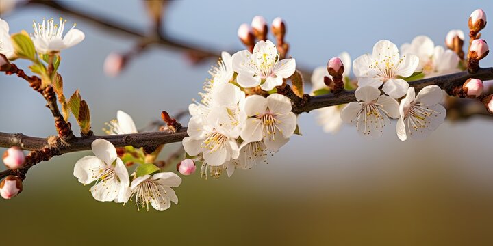 Steppe Blossom Wonder - Mindale Stepnoy (Latin: Prunus Tenella) Unfurling Its Blooms - A Captivating Display of Nature's Elegance 