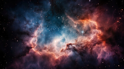 A Nebula in a Captivating Display of Light and Color - obrazy, fototapety, plakaty