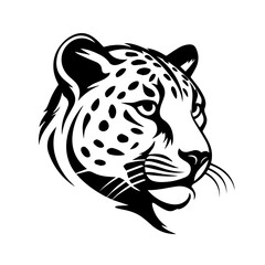 Majestic Cheetah Head Vector Illustration