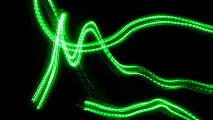 grün wellen  leuchten Hintergrund farbenspiel effekt video layer visual glow  strömung