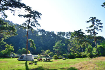 妙琴公園キャンプ場（長野県）