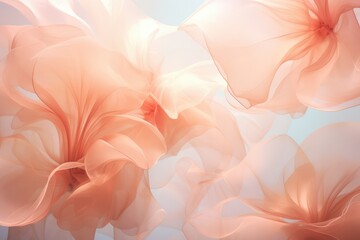 abstract background with pink feathers