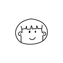 Obraz premium cartoon face character 