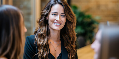 Portrait of an adept Recruitment Specialist, spearheading workforce placement and recruitment initiatives