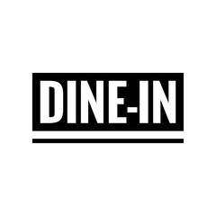''Dine-in'' Restaurant Sign Design