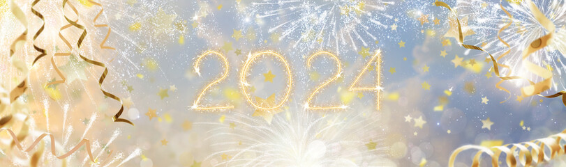 2024 Happy new year fireworks