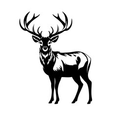 Graceful Deer Vector Illustration