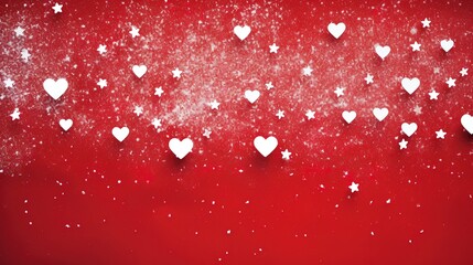Christmas, new year or saint valentines day red background for text. Generative AI