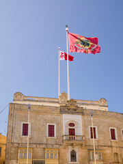 Flag of Malta and the Grand Master of the Zurrieq Philharmonic