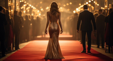 Formality Shines as Individuals Walk the Red Carpet