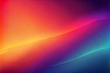 abstract background with waves. Generative AI.