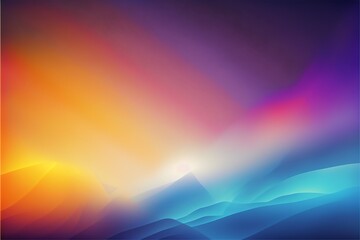 abstract colorful background with lines. Generative AI. 