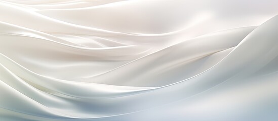 Fototapeta premium In the background, an abstract pattern of textures and light illuminates the crisp white fabric, enhancing the beauty of the waves of colors, a celebration of the holiday season through the artful