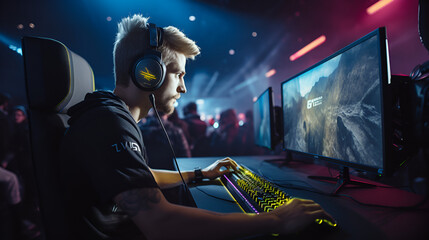 gamer in the competition 