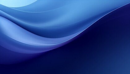 Abstract blue soft wavy gradient background.