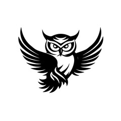 Elegant Owl Icon Vector Illustration