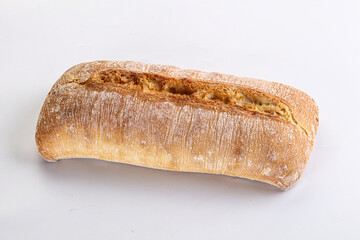 Italian ciabatta bread fresh and crust