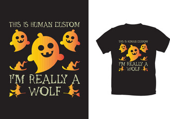 Halloween T-shirt design