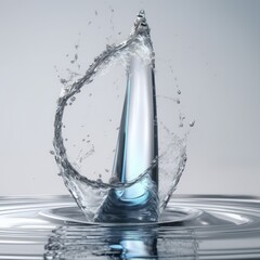 drop of water falling down drop of water falling down water splashing into water