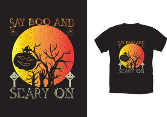 Halloween T-shirt design