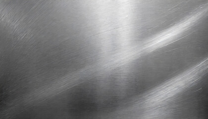 shiny brushed metal background texture polished metallic steel plate sheet metal glossy shiny silver - obrazy, fototapety, plakaty