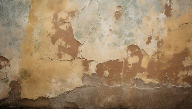 old cracked grungy wall backgound or texture