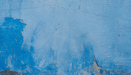 texture of old blue wall