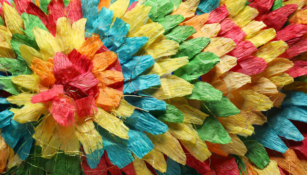 texture of mexican pinata as background © Alexander