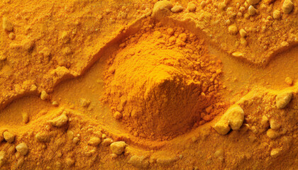 background of turmeric powder