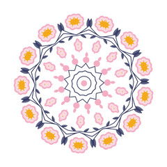 flower seamless decoration vintage pattern illustration 